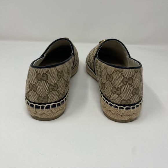 GUCCI GG MATELASSE CANVAS ESPADRILLE SLIP ON SHOES SIZE EU 39 US 9 - Picture 12 of 16